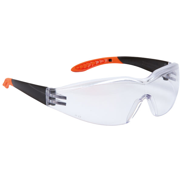 SeaTec beskyttelsesbrille med soft brillestænger set fra siden