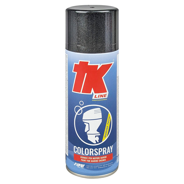 TK Line spraymaling i användelse på bådmotor
