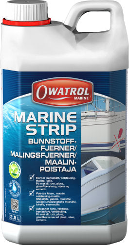 Owatrol Marine Strip 1L, klar væske til effektiv bådpleje