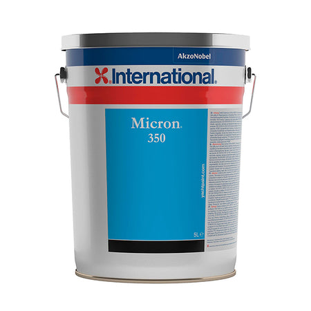 International Micron 350 bundmaling i sort, pakket i 20L spand