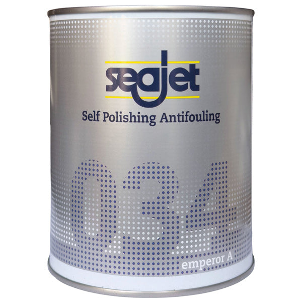 SeaJet 034 Hybrid/hård bundmaling i 0,75L dåse med etikette og produktinformation.