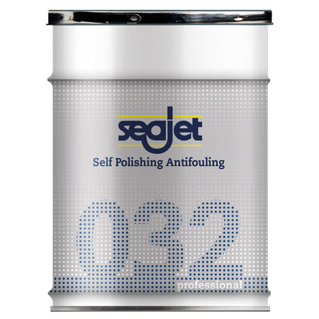 SeaJet 032 Professional bundmaling i blå 5L dunk set fra siden