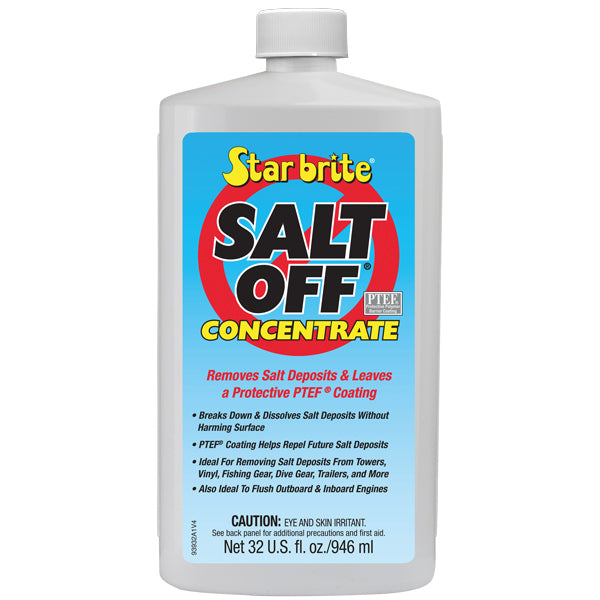 Star Brite Salt Off koncentrat i flaskedesign på hvid baggrund