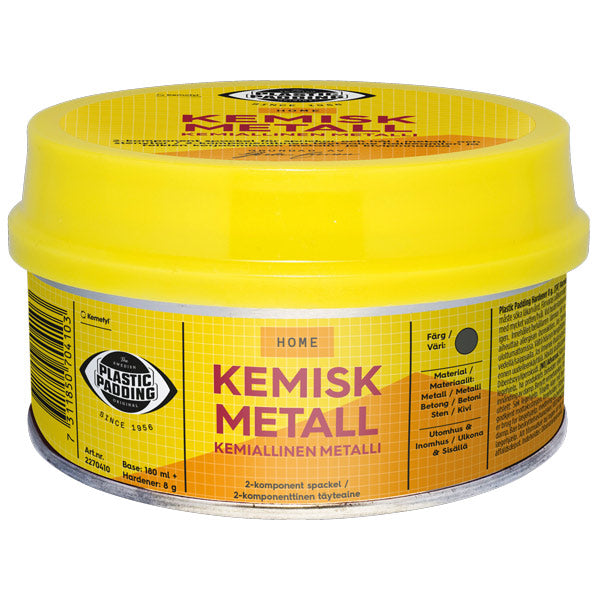 Plastic Padding kemisk metal tube i 180 ml, klar til brug.
