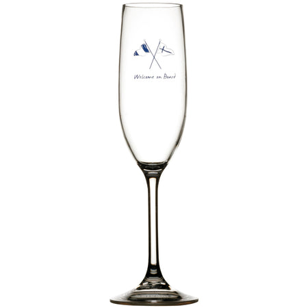 Marine Business champagneglas i glas med elegant design, set forfra