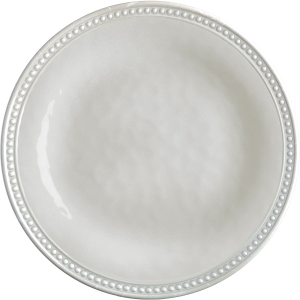 Harmony hvid desserttallerken fra Marine Business set forfra med elegant design