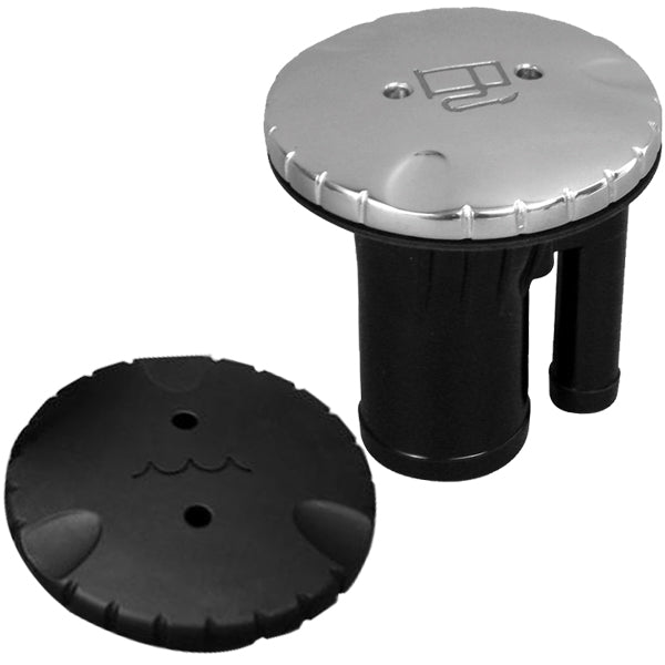Attwood, Remplissage de pont fuel 38mm avec évent en plastique noir