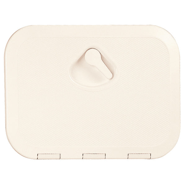 Nuova Rade Topline luge i cremefarve set ovenfra, viser monteringsmål 370x375 mm
