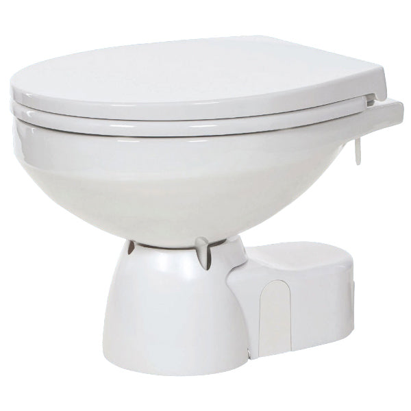 Jabsco Quiet Flush E2 toilet monteret i en båd