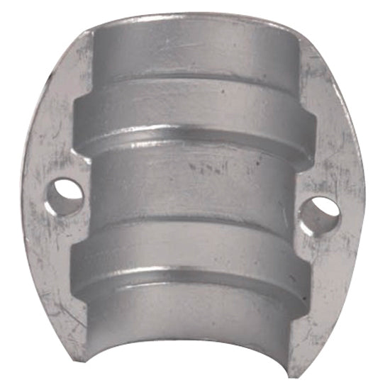 Detaljevisning af Tecnoseal zinkanode med målene 25mm x 56mm.