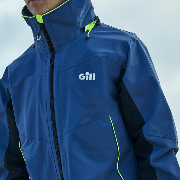 Ryggen af Gill OS32J Coastal jakken i oceanfarve