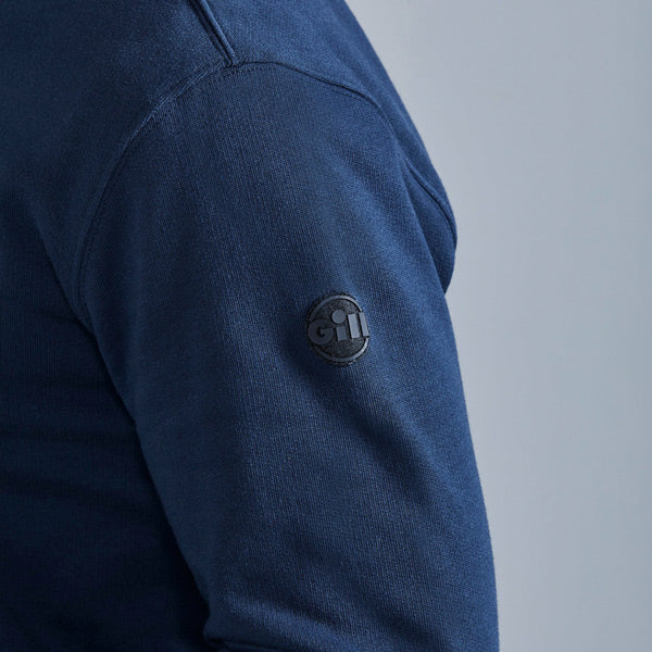 Nærbillede af Gill Cavo Hoodie LS05 navy's tekstur