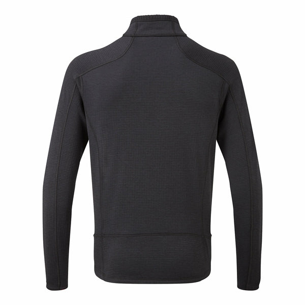 Gill fleece med halslynlås præsenteret fra siden.
