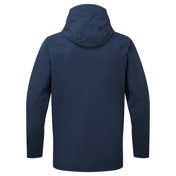 Unisex Gill Voyager Jakke i navy blåt stof, visning fra siden
