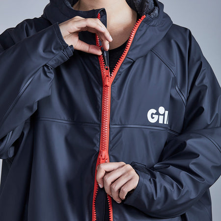 Detalje af lynlåsen på Gill Aqua Parka jakken