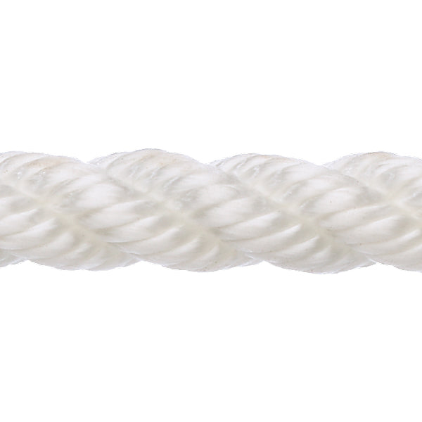 Robline Rapallo 10mm fortøjningstov i hvid farve rullet op på spole