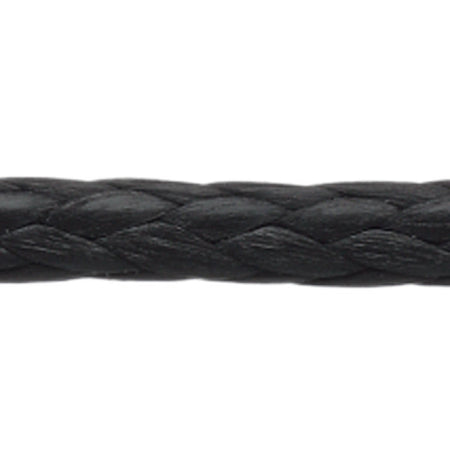 Robline Ocean 3000 Dyneema fald i sort, 3 mm tyk, vist enkeltstående.