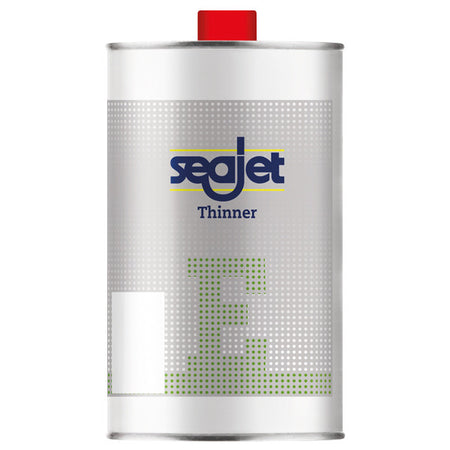 SeaJet Thinner E 1L set forfra med etiketten tydeligt synlig.