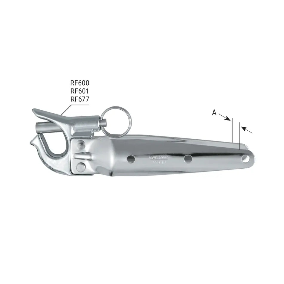 Ronstan, Embout de tangon 38mm bronze chromé